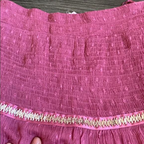 Free People Ella Midi Tiered Skirt Sugar Plum - Picture 4 of 8